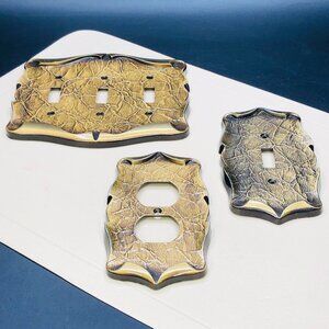 Vintage 70s Amerock Carriage House Cover Plate LOT: Assorted Decorative Hardware